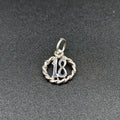 Silver 18th Charm