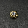 18ct Yellow Gold Cubic Zirconia Pendant