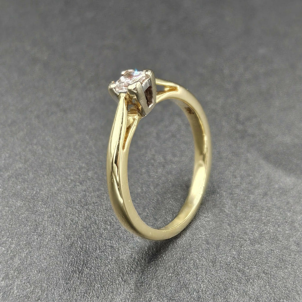 18ct Yellow Gold Diamond Band Ring