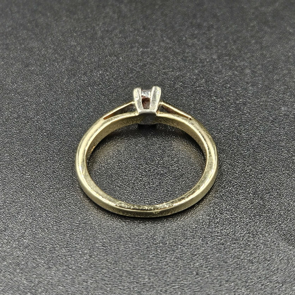 18ct Yellow Gold Diamond Band Ring