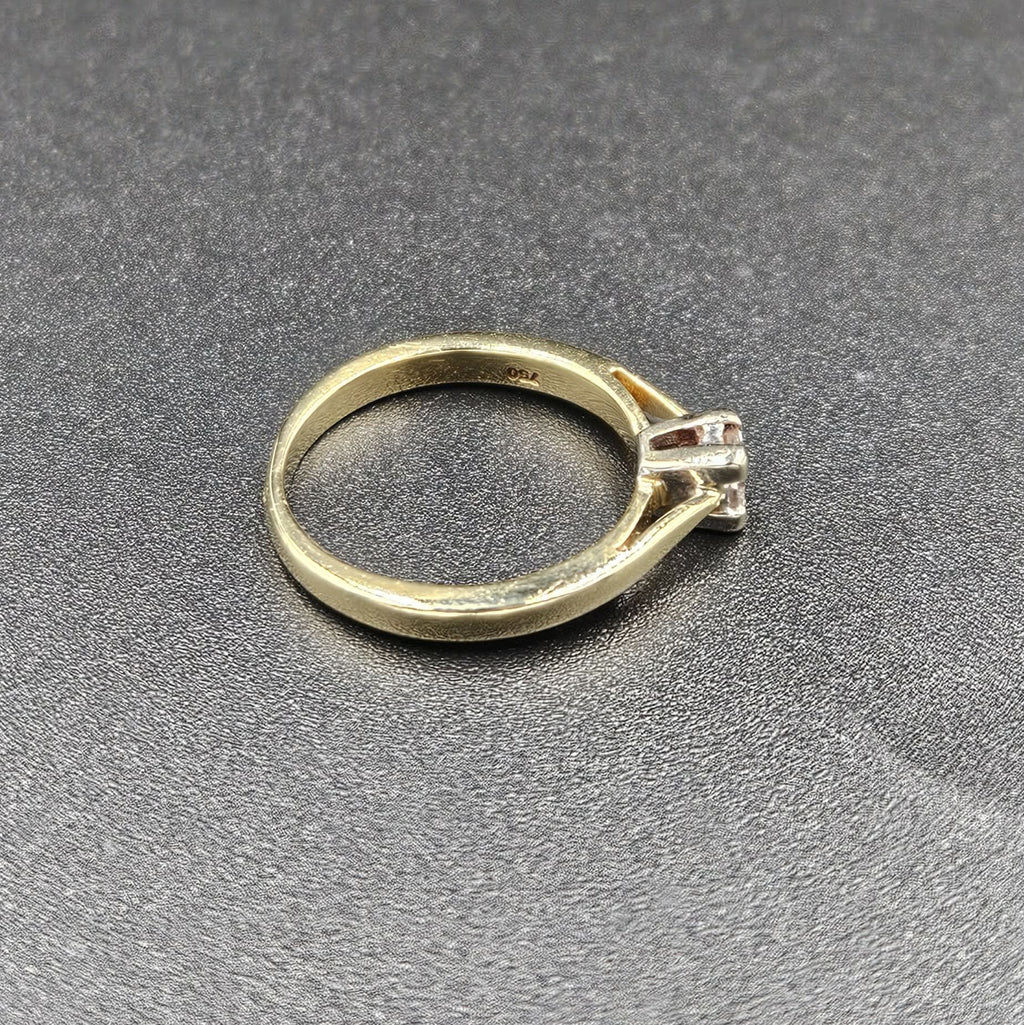 18ct Yellow Gold Diamond Band Ring