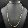 9ct Yellow Gold figaro-style chain