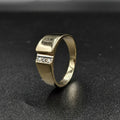9ct Yellow Gold Diamond Band