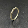 9ct Yellow Gold Diamond Band Ring