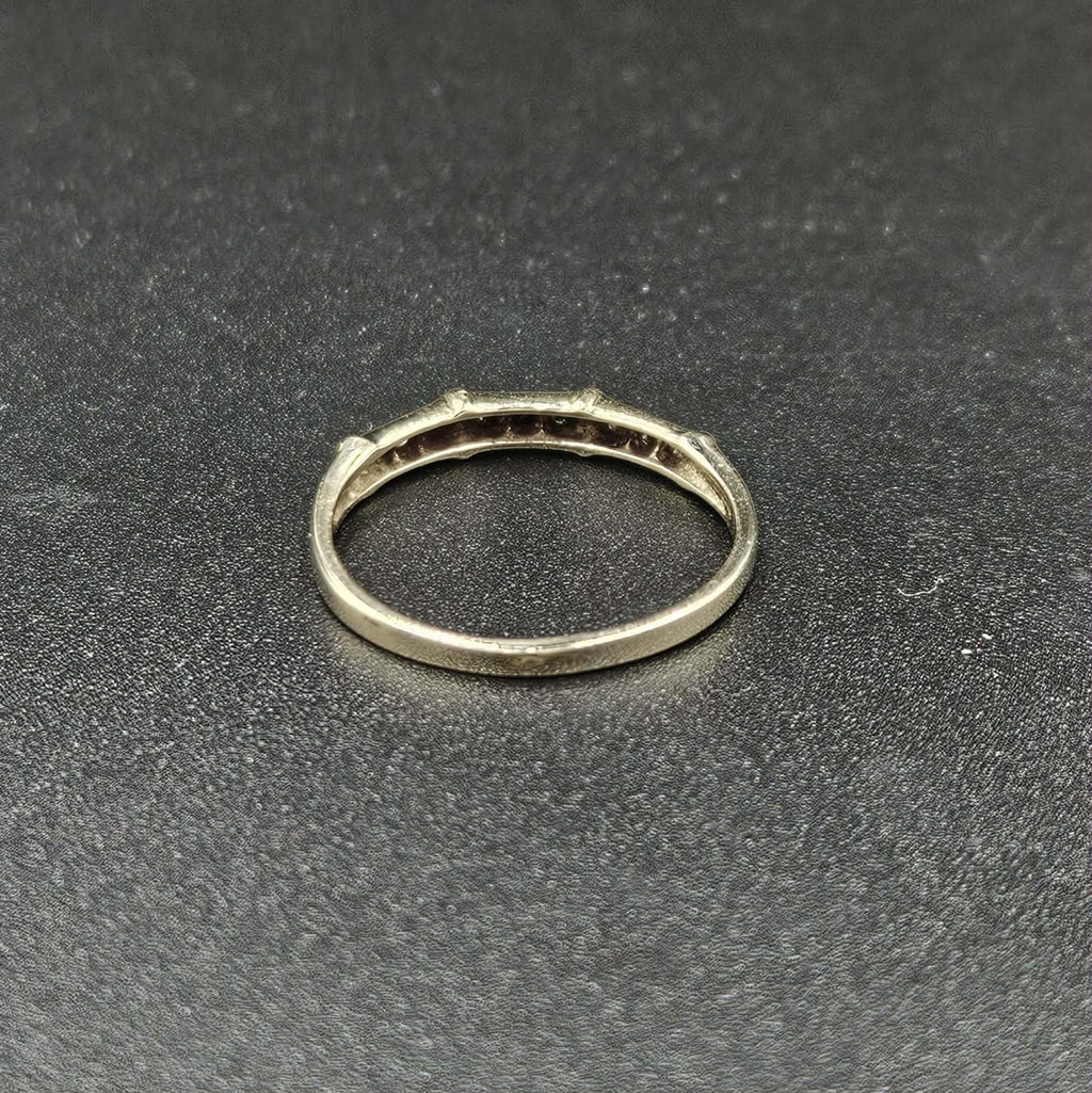 9ct Yellow Gold Diamond Band Ring