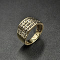 9ct Yellow Gold, 44 Diamond Band Ring