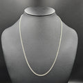 925 Sterling Silver Curb Chain 46cm L