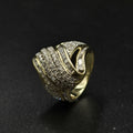 9ct Yellow Gold Diamond Ladies Dress Ring