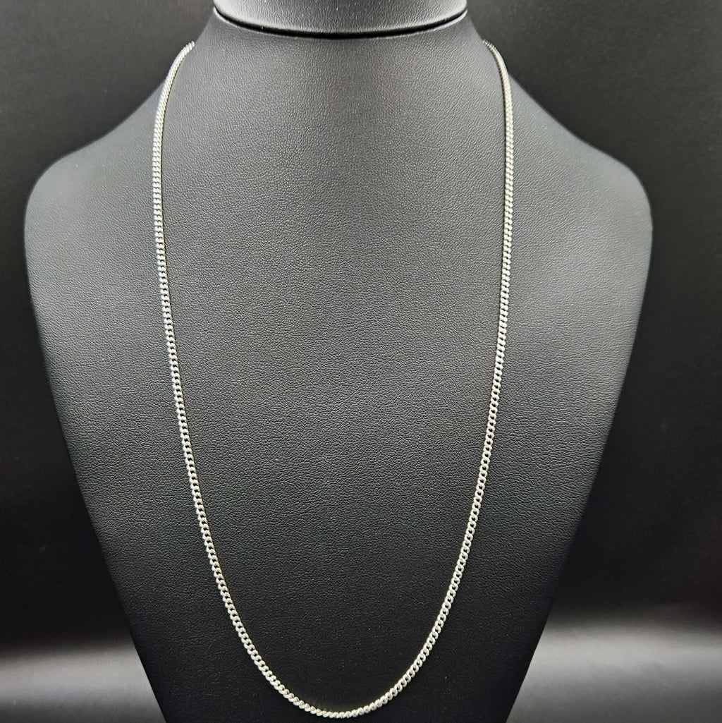 Sterling Silver 925 Curb Chain 57cm L