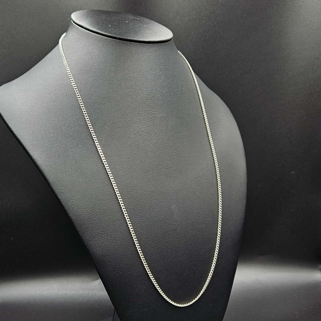 Sterling Silver 925 Curb Chain 57cm L