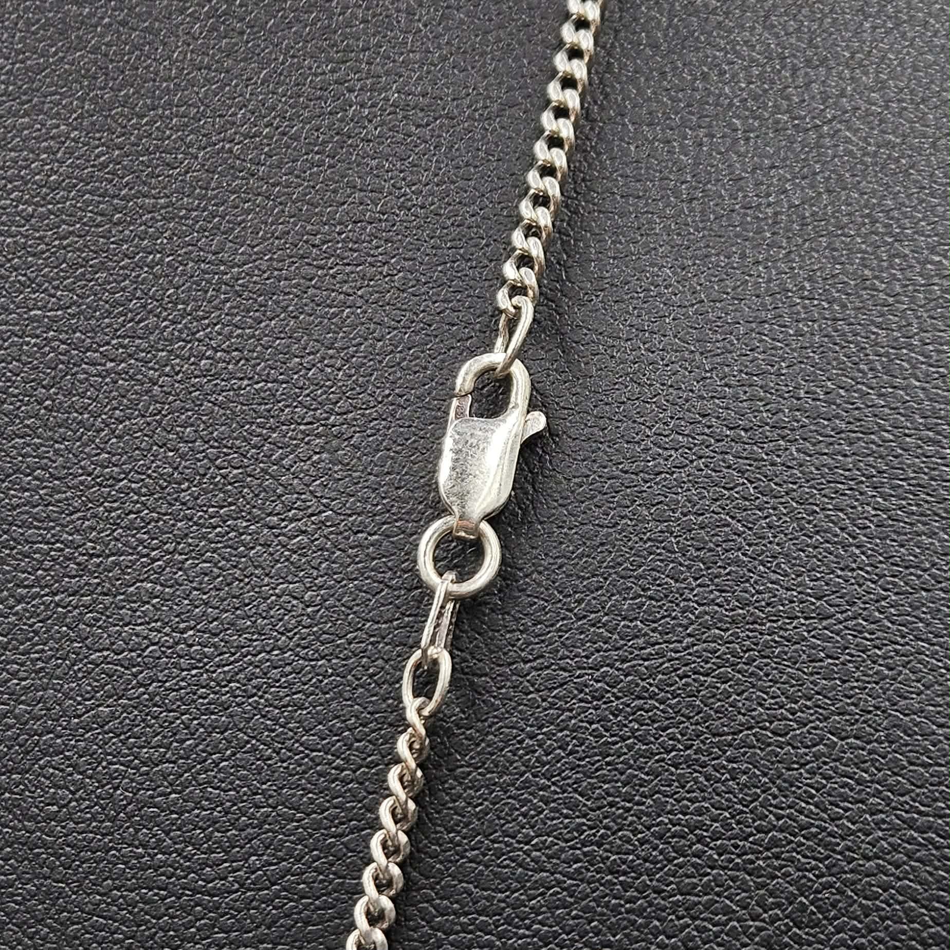 Sterling Silver 925 Curb Chain 57cm L
