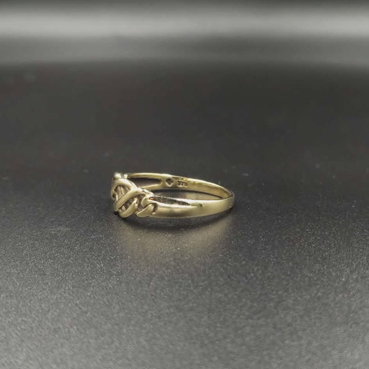 9ct Woven Ladies Ring