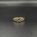 9ct Woven Ladies Ring