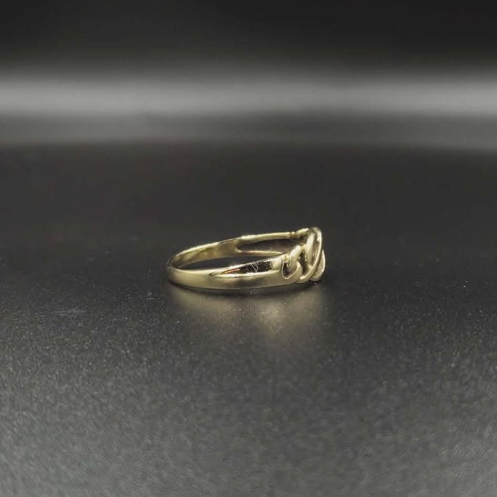 9ct Woven Ladies Ring