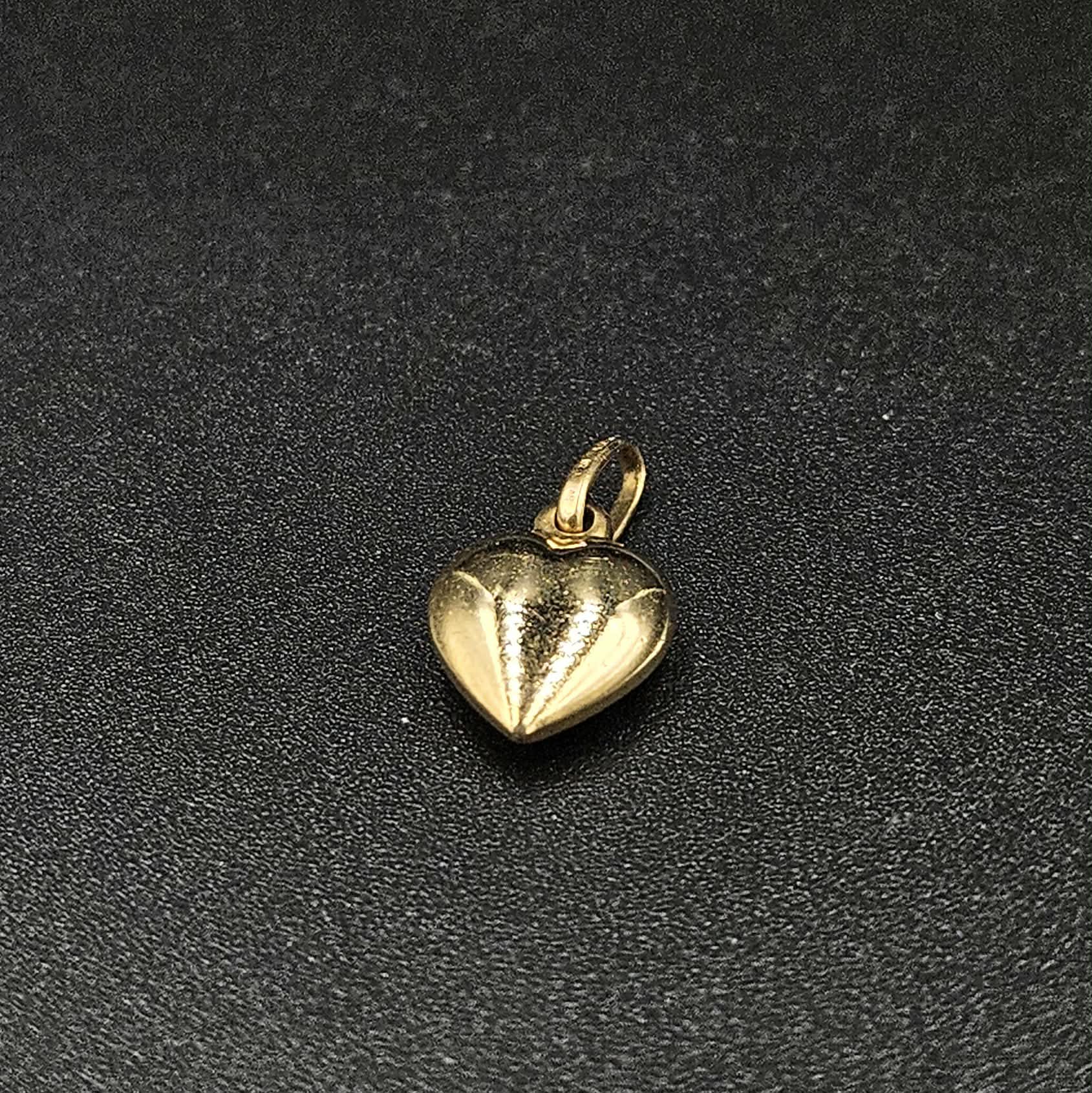 9ct Yellow Gold Heart Pendant