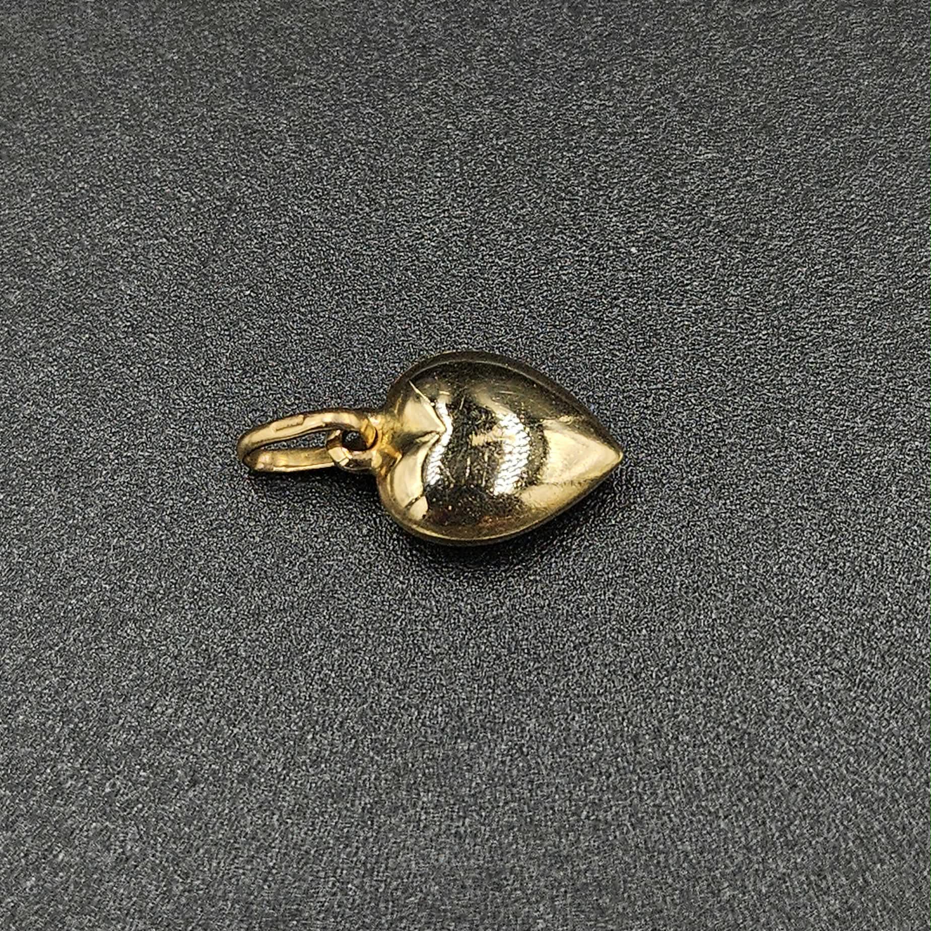 9ct Yellow Gold Heart Pendant