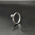 9ct White Gold Diamond Ring