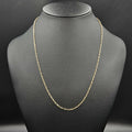 9ct Yellow Gold Paperclip Style Chain