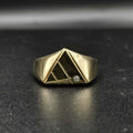9ct Yellow Gold Diamond Ring Adidas Style
