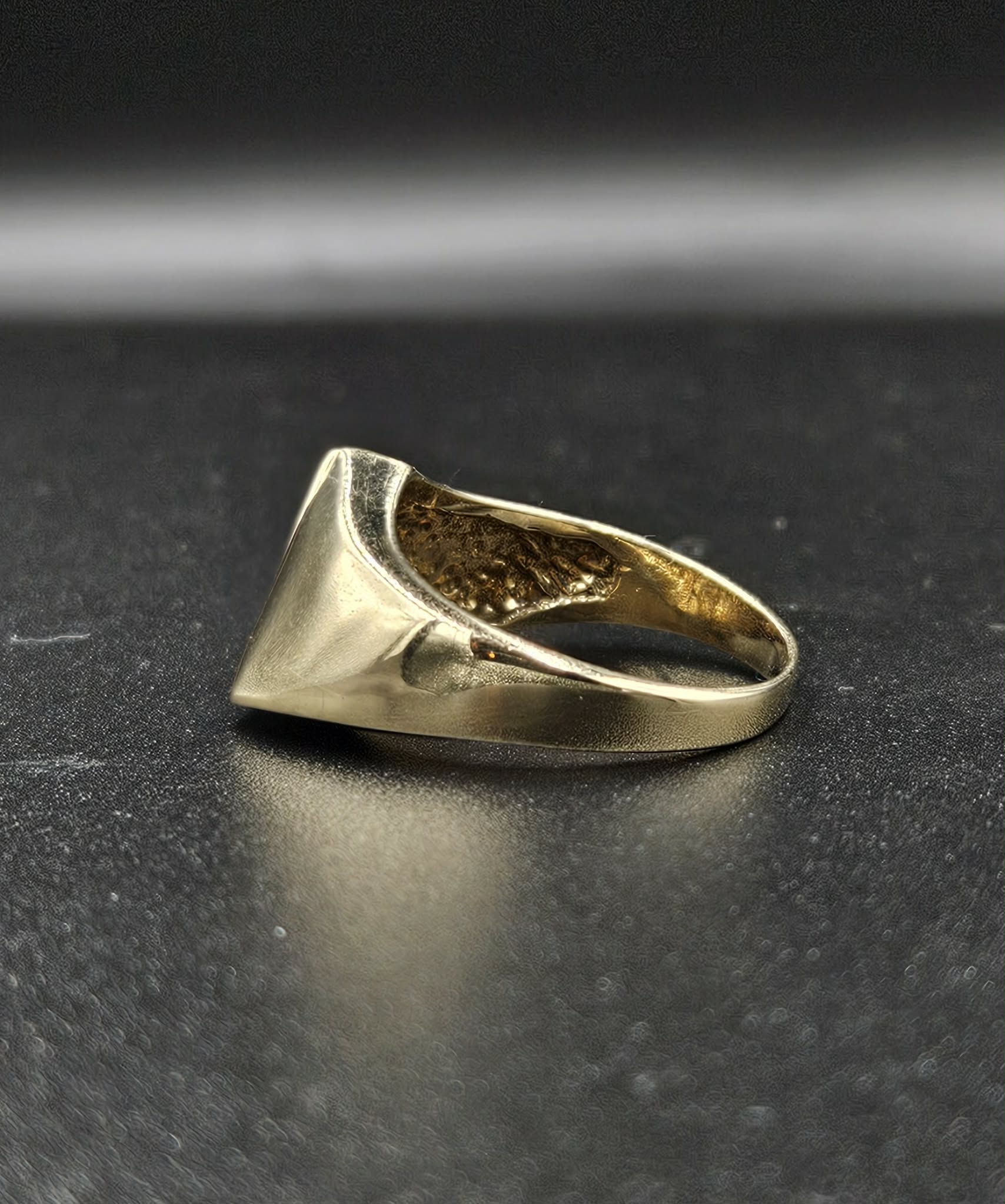 9ct Yellow Gold Diamond Ring Adidas Style