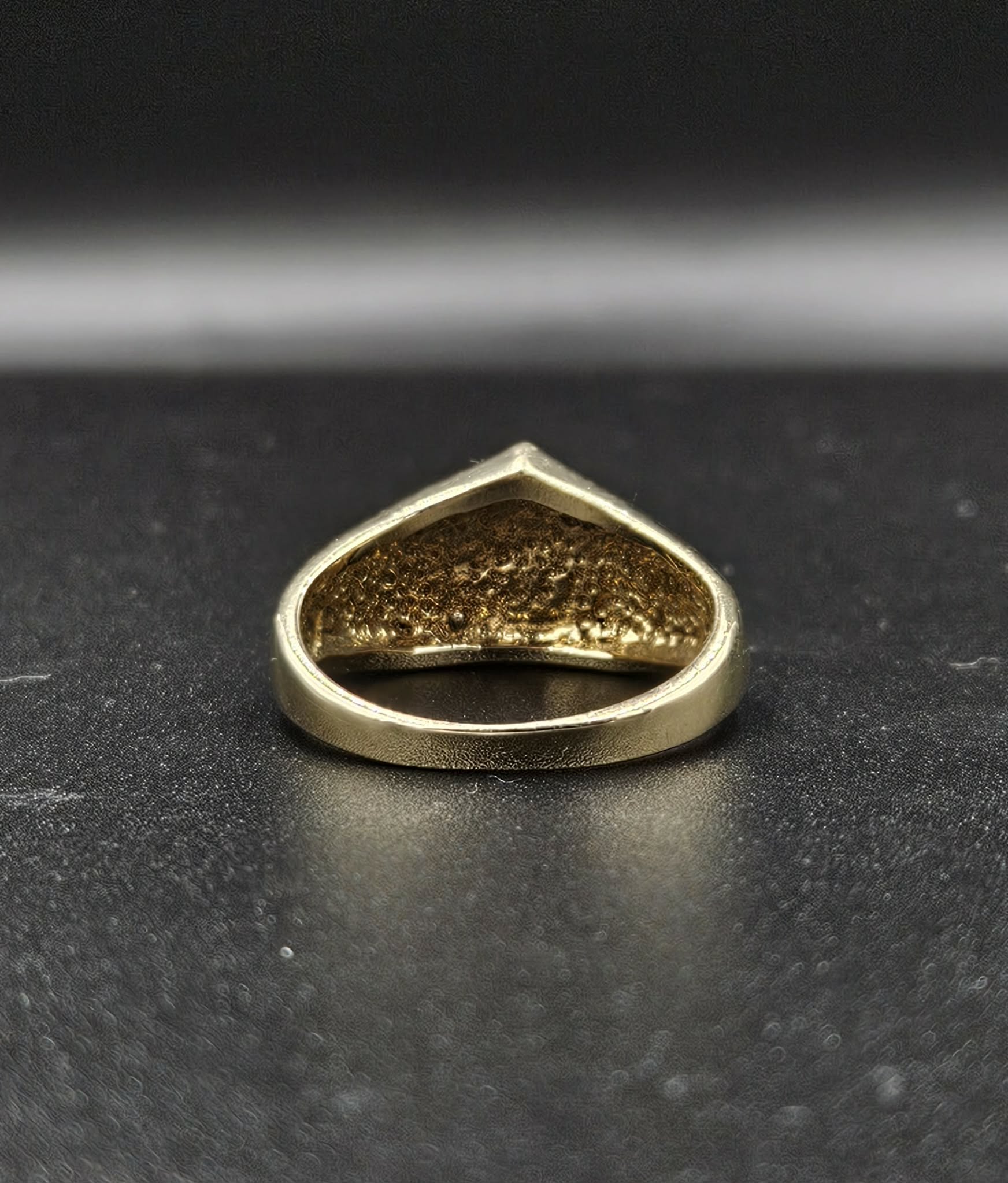 9ct Yellow Gold Diamond Ring Adidas Style