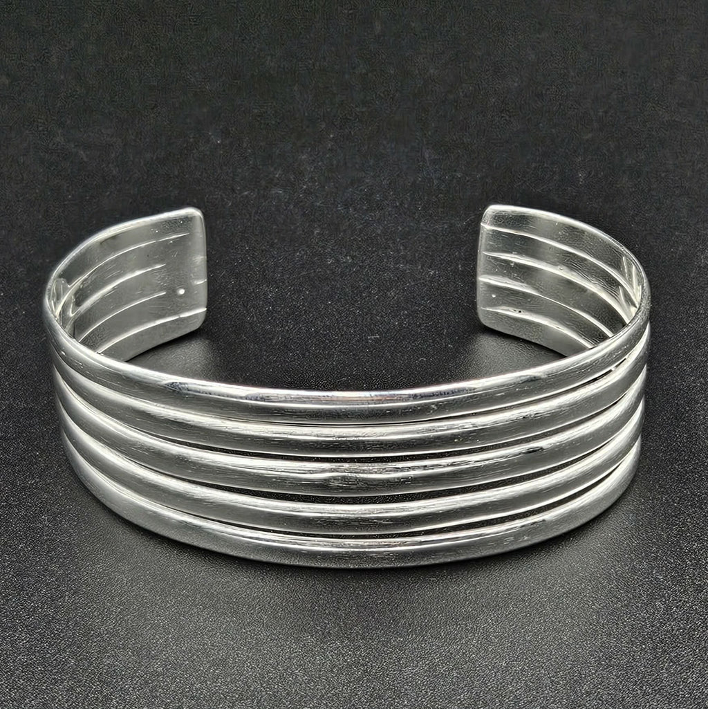 Silver Plated Adjustable Bangle
