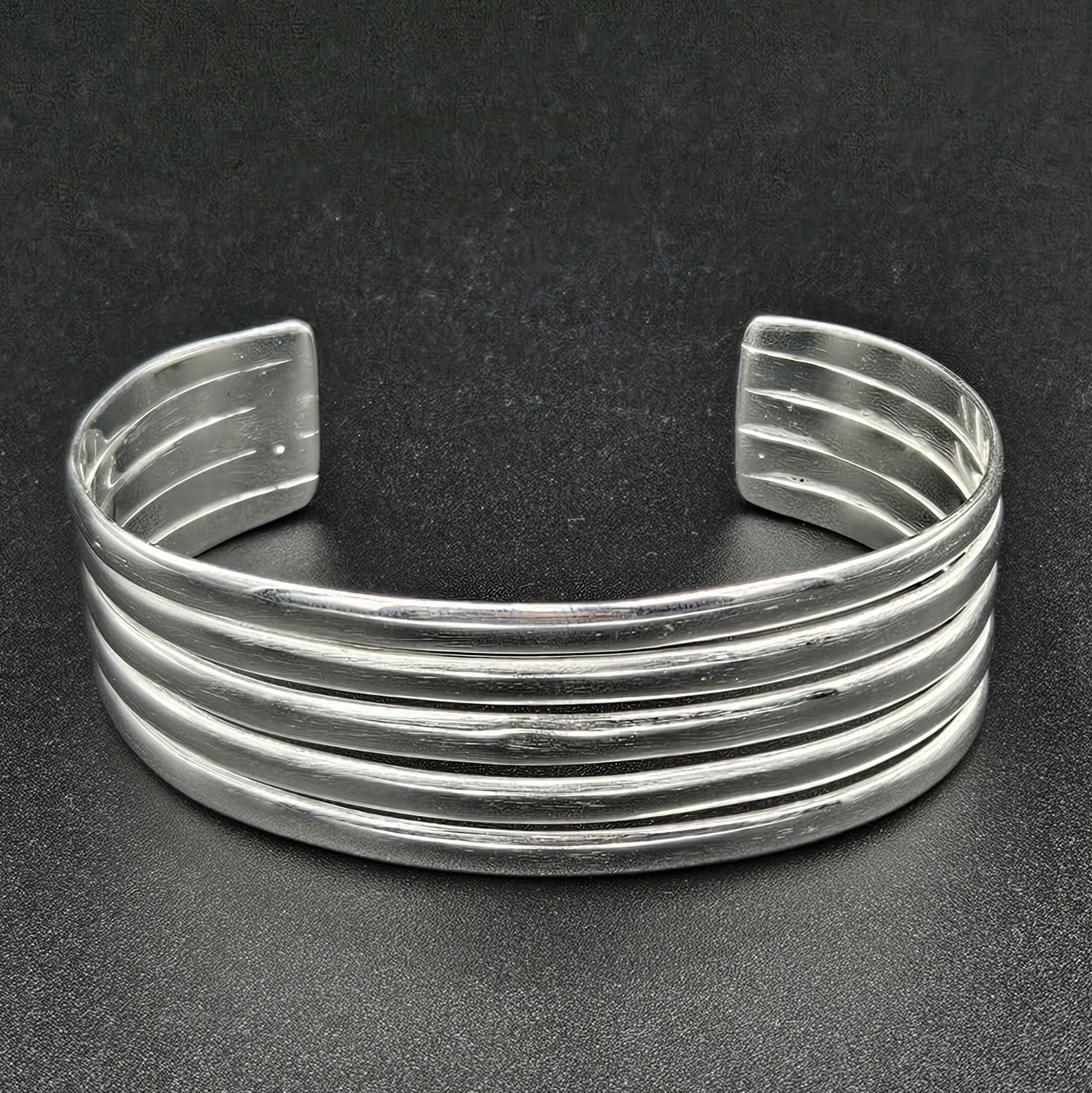 Silver Plated Adjustable Bangle