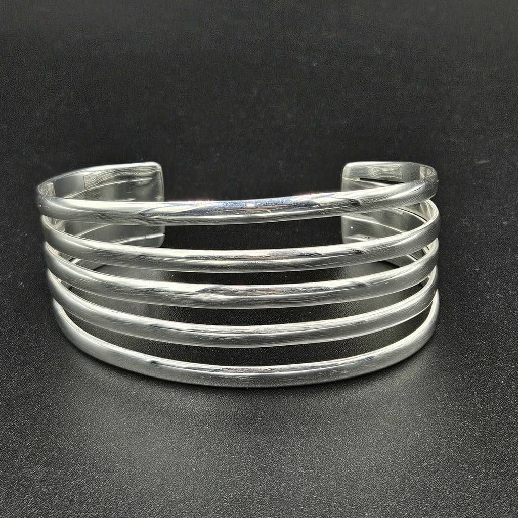 Silver Plated Adjustable Bangle
