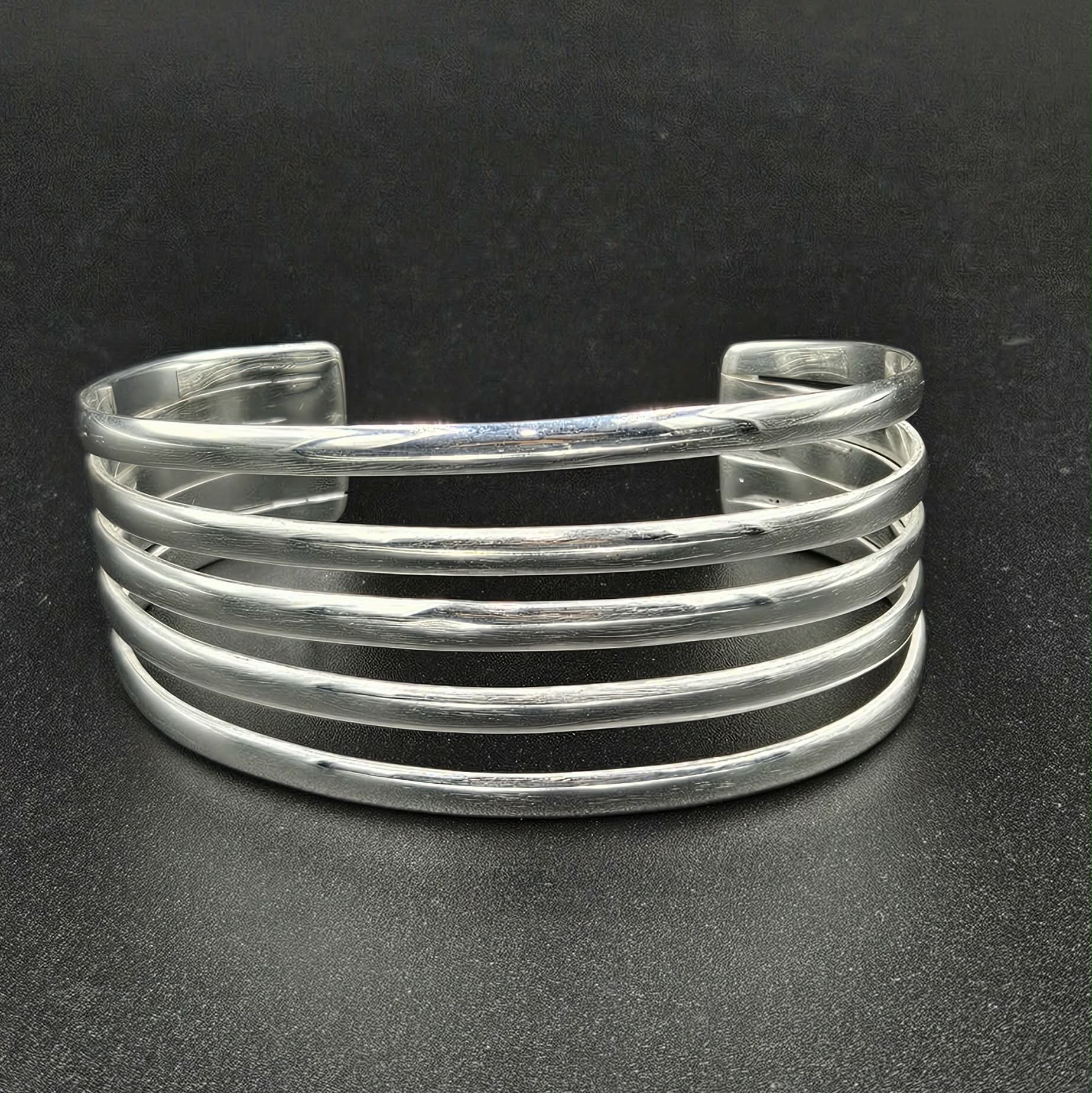 Silver Plated Adjustable Bangle