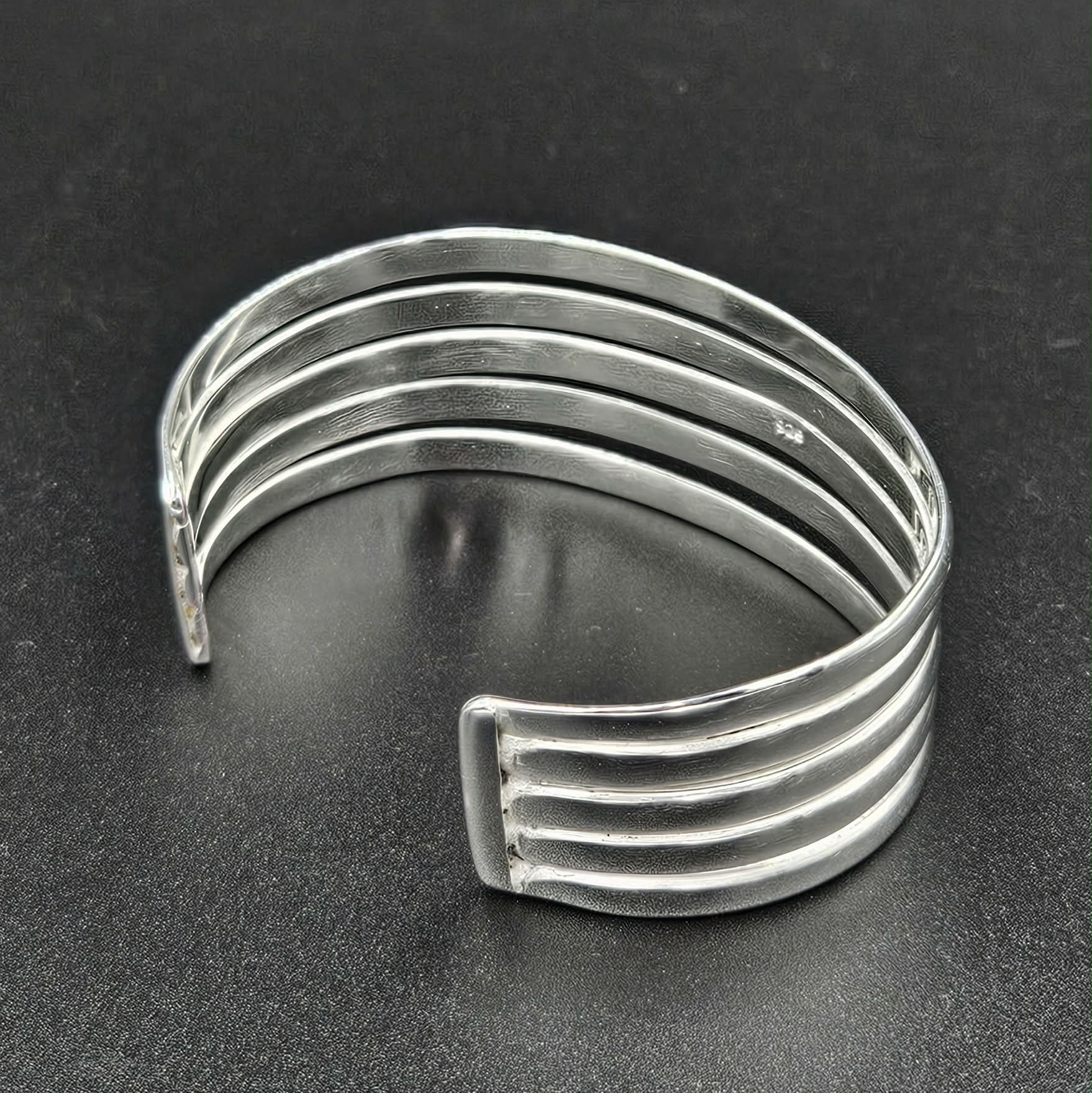 Silver Plated Adjustable Bangle