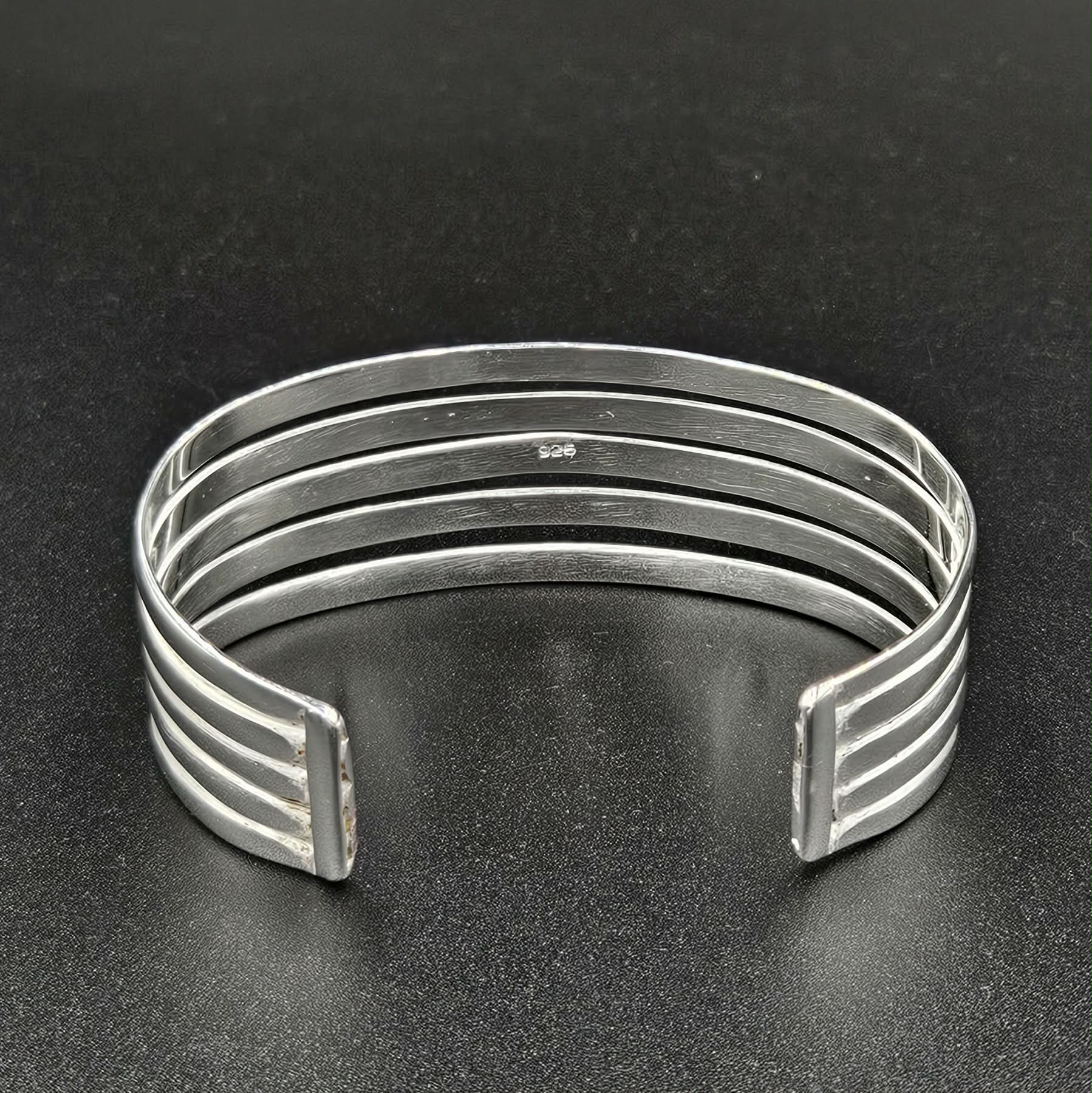 Silver Plated Adjustable Bangle