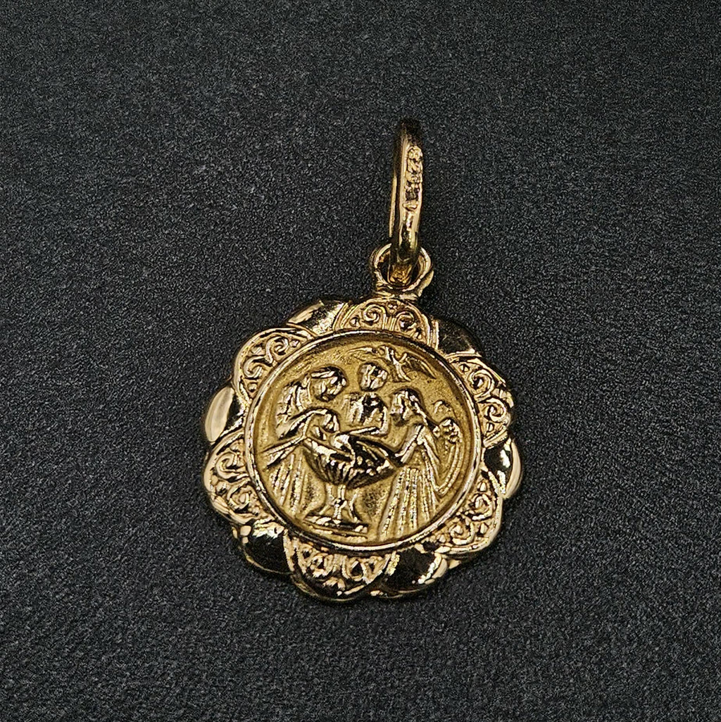 18ct Yellow Gold Angel Pendant