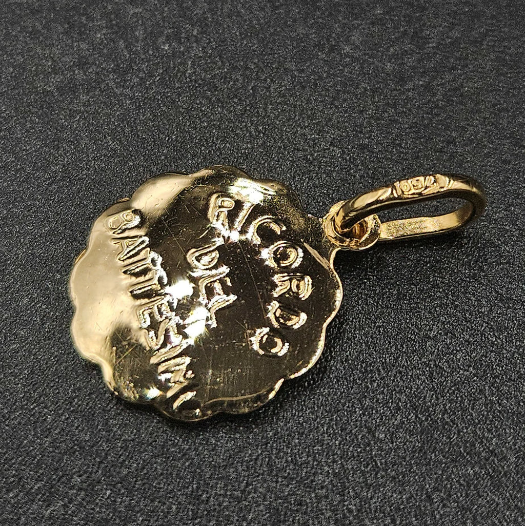18ct Yellow Gold Angel Pendant