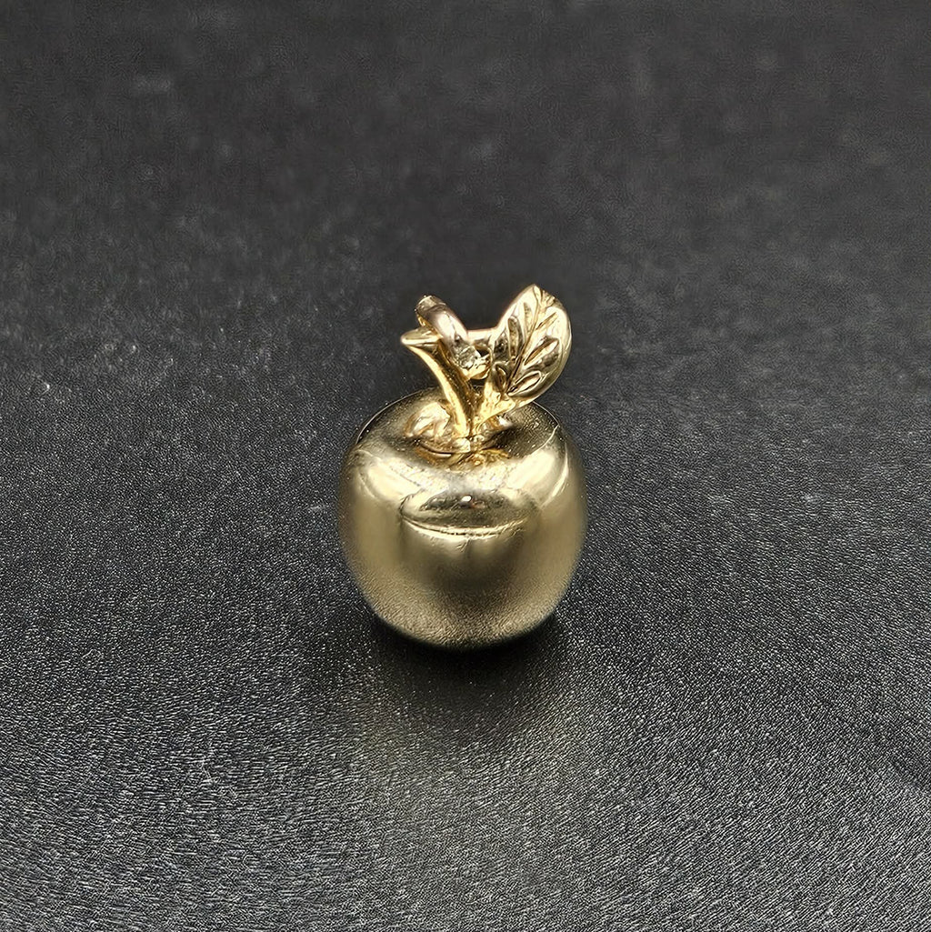 9ct Yellow Gold Apple Pendant