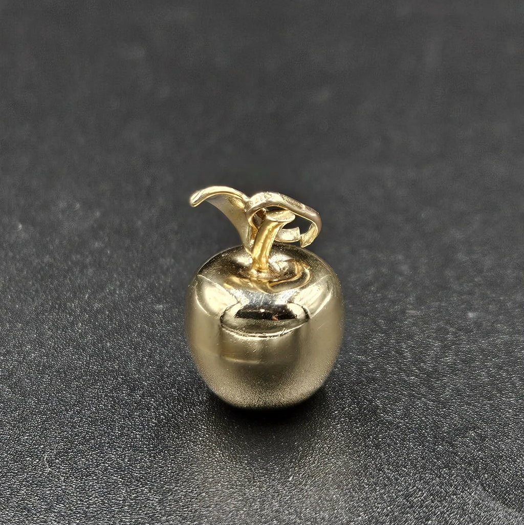 9ct Yellow Gold Apple Pendant