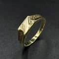 9ct Yellow Gold Vintage Grain Style Ring