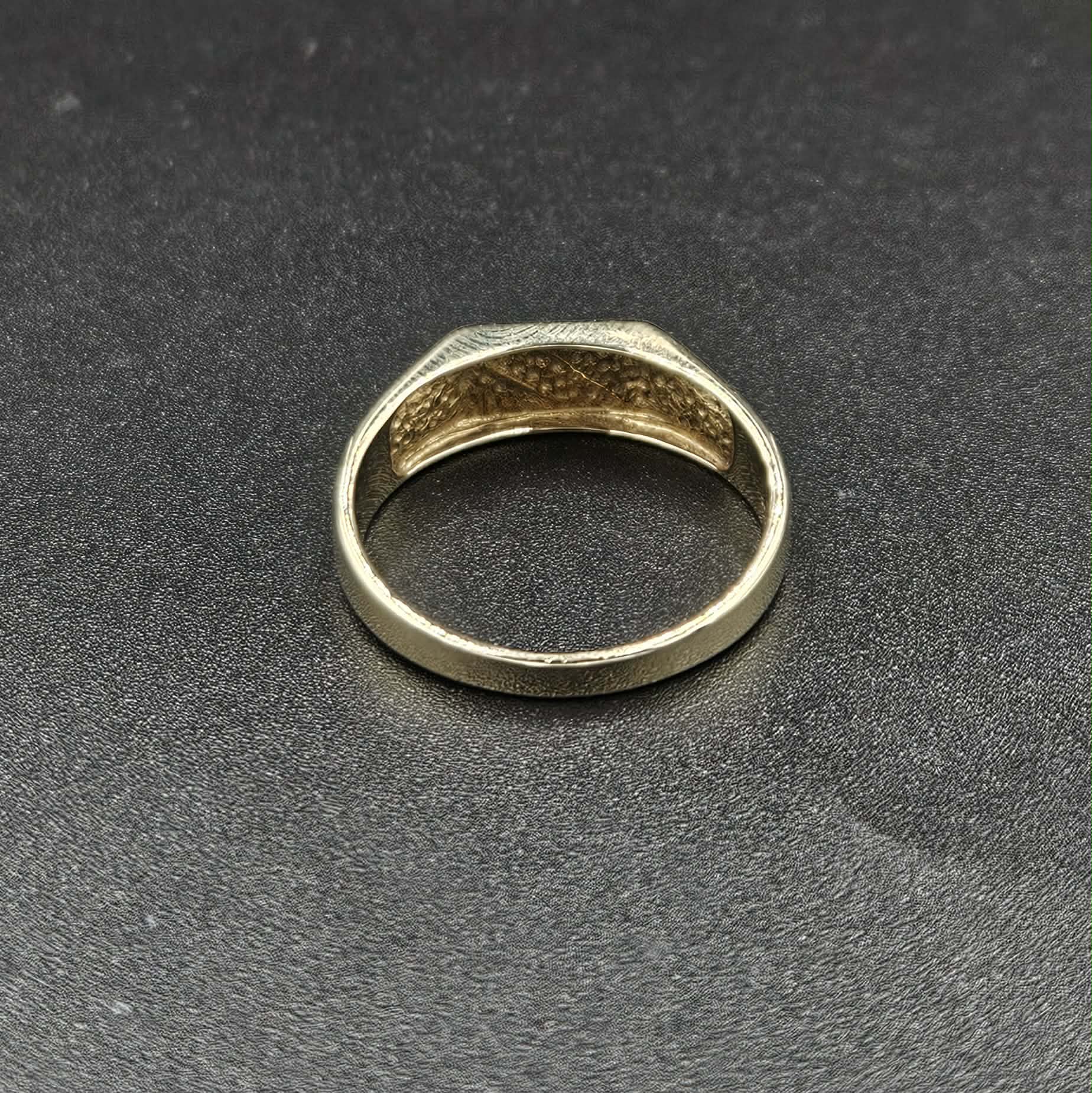 9ct Yellow Gold Vintage Grain Style Ring