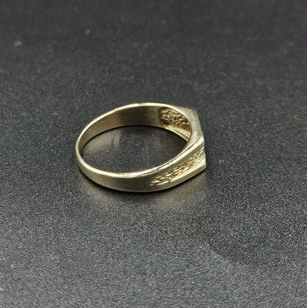 9ct Yellow Gold Vintage Grain Style Ring