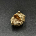 9ct Yellow gold Basket Pendant / Charm