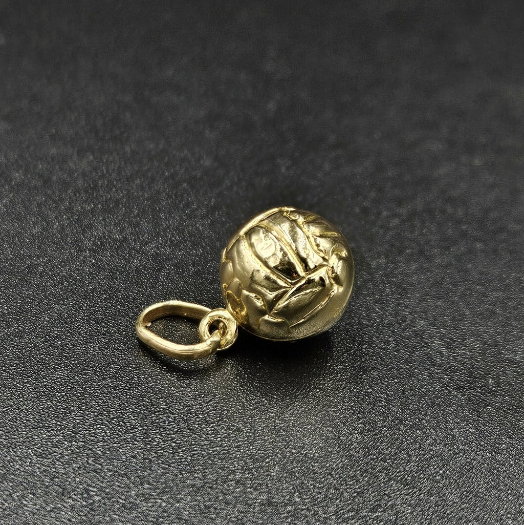 375 9ct Yellow gold Detailed Ball Pendant / Charm