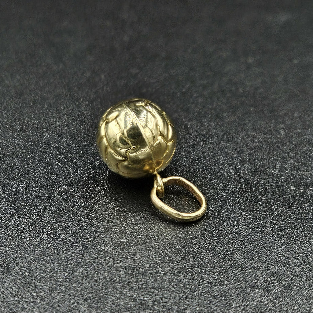 375 9ct Yellow gold Detailed Ball Pendant / Charm