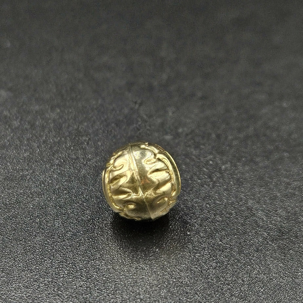 375 9ct Yellow gold Detailed Ball Pendant / Charm