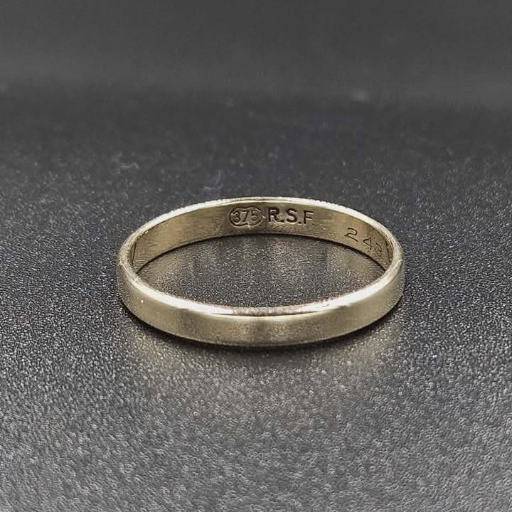 9ct Gold Wedders Band Ring
