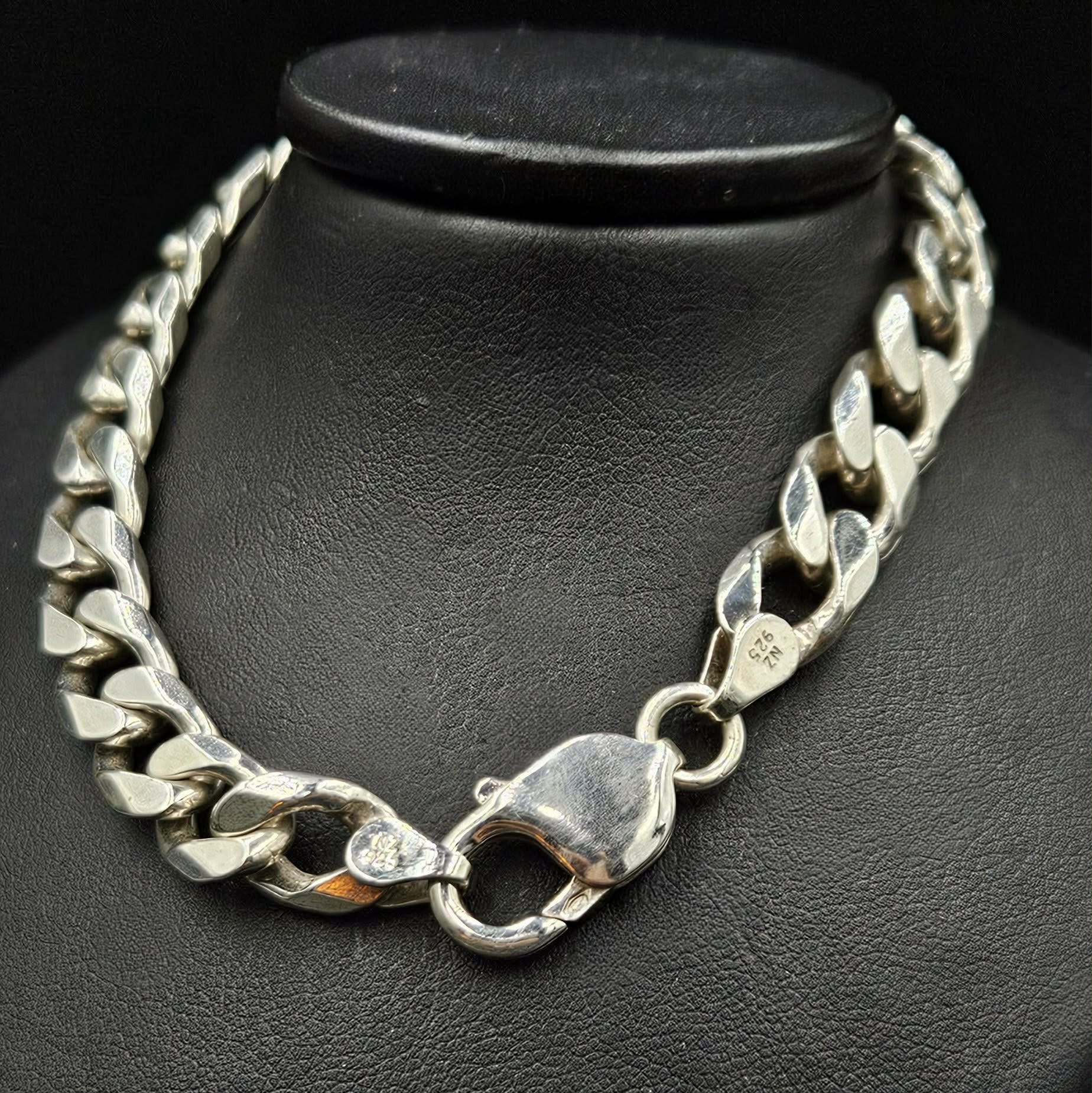 Sterling Silver Curb Style Bracelet