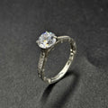 Sterling Silver Cubic Zirconia Ladies Ring