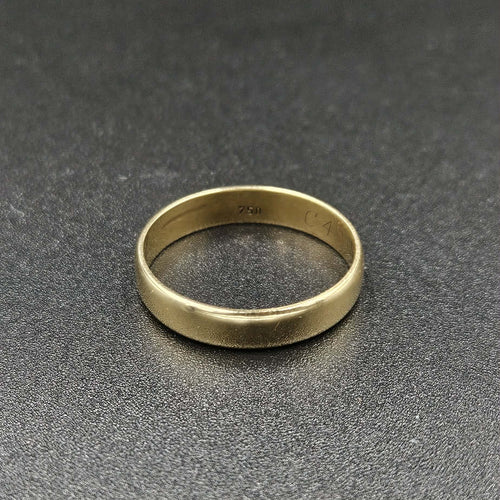 18ct Yellow Gold Plain Band