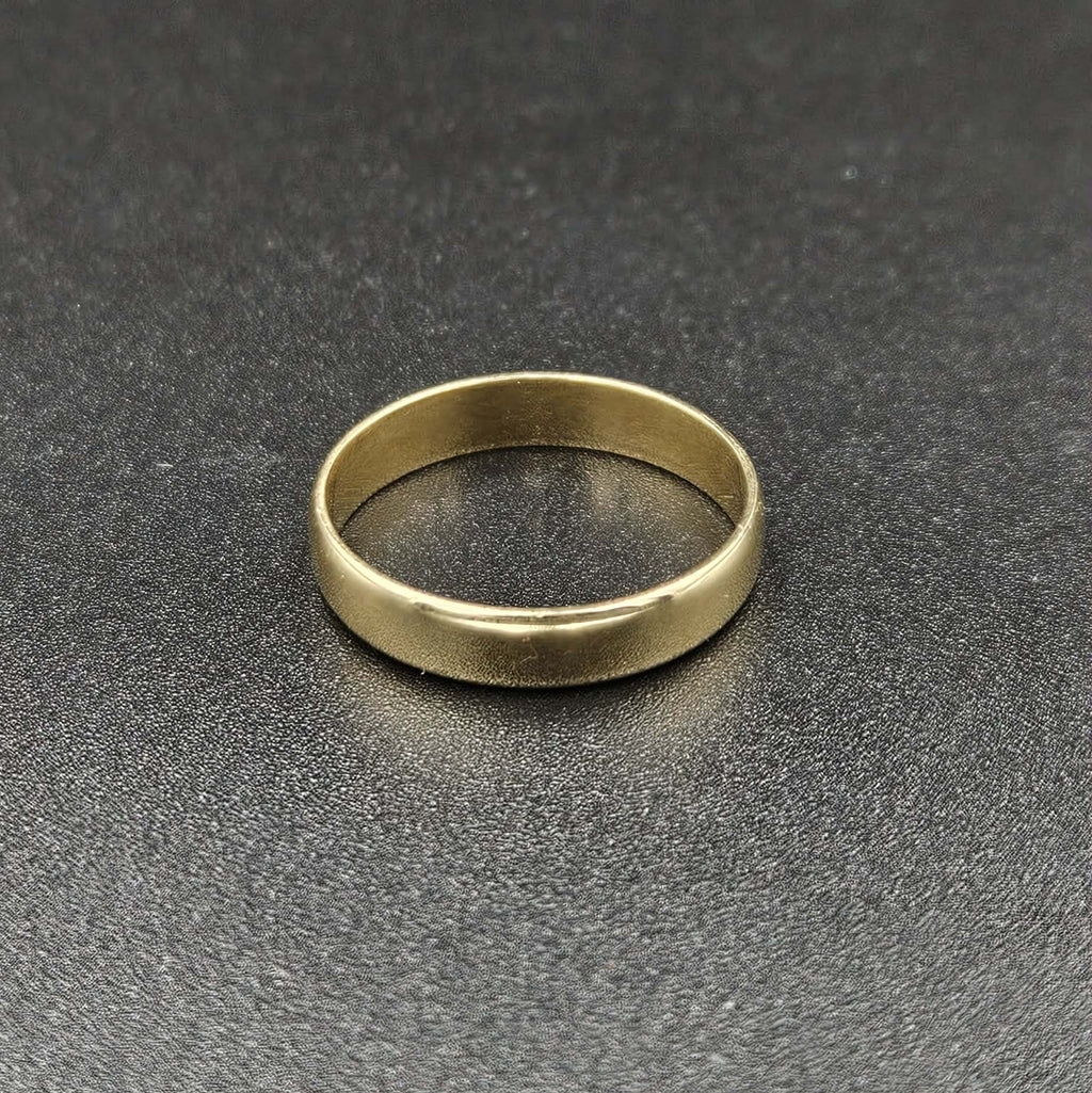 18ct Yellow Gold Plain Band