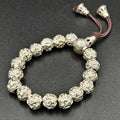 Silver Plated Bead Bracelet