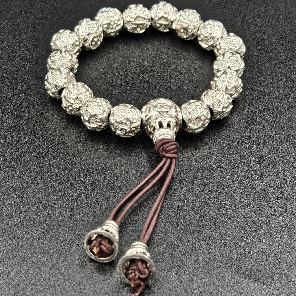 Silver Plated Bead Bracelet