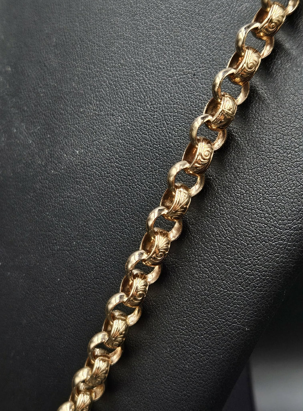 9ct Yellow Gold Belcher Style Chain